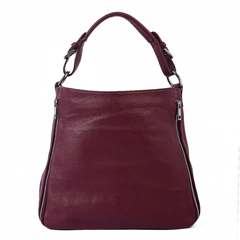Luxusní italská kabelka z pravé kůže VERA "Glorea" 30x33cm