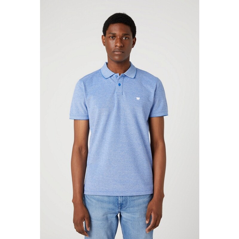 Pánská POLOKOŠILE WRANGLER W749KHX05 REFINED POLO SHIRT Wrangler Blue