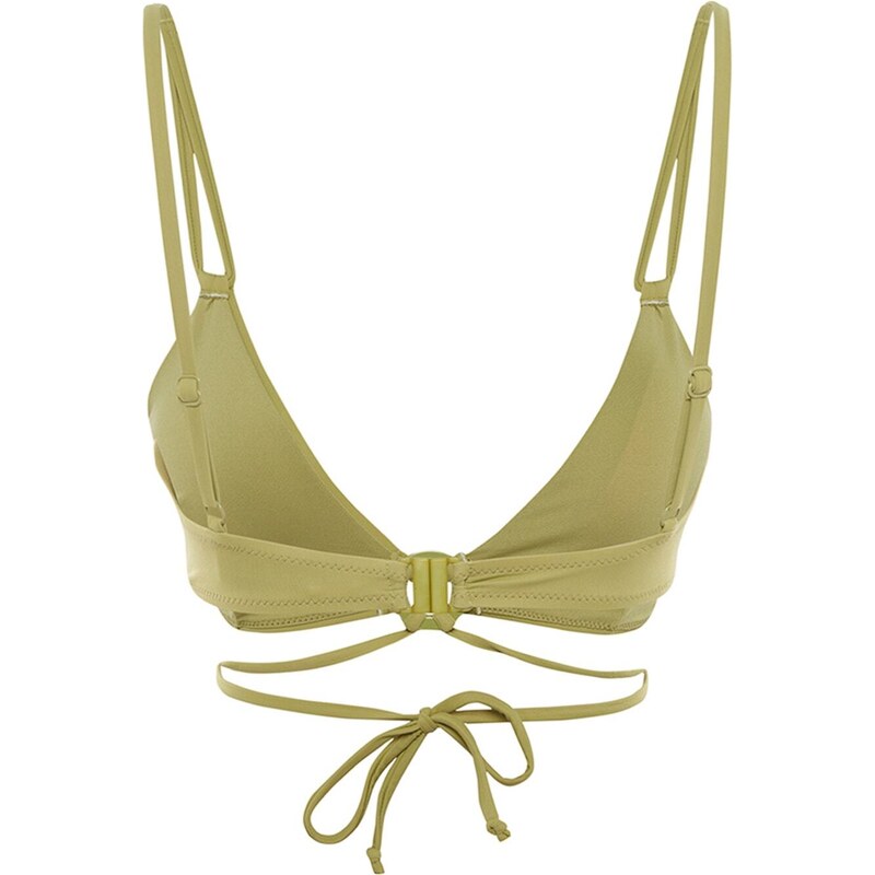 Trendyol Green Triangle Příslušenství Bikiny Top