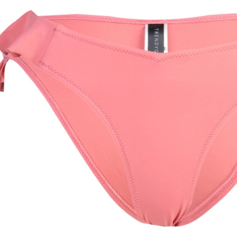 Trendyol Pink Flounce Regular Leg Bikini Bottom