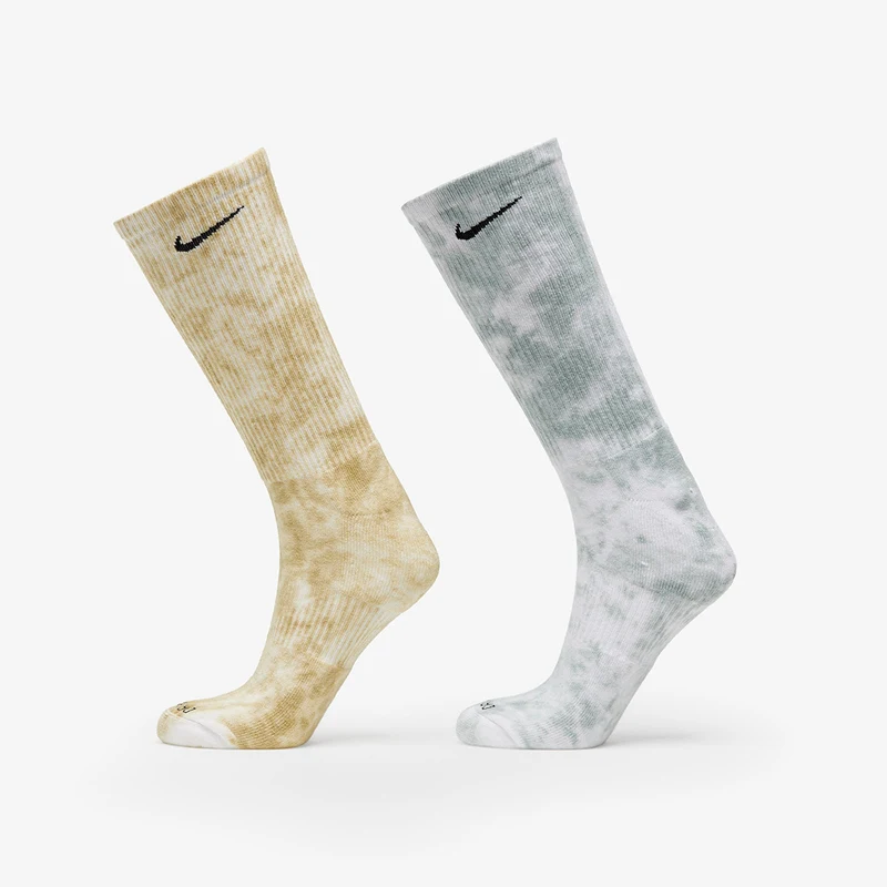 Pánské ponožky Nike Everyday Plus Cushioned Tie-Dye Crew Socks 2-Pack  Zelená - GLAMI.cz