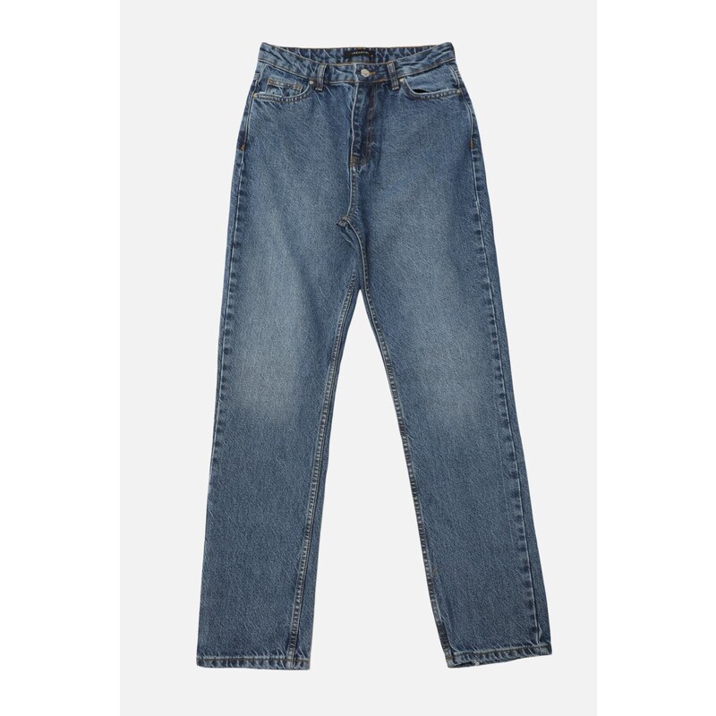 Trendyol Jeans - Modrá - Rovné