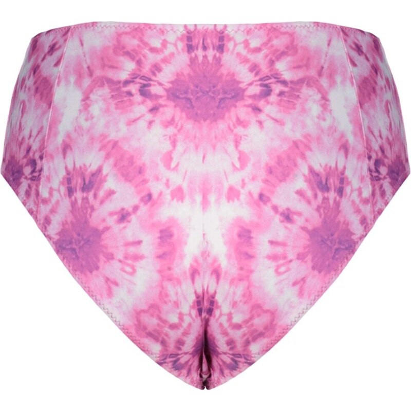 Trendyol Bikini Bottom - Pink - Tie-dye print