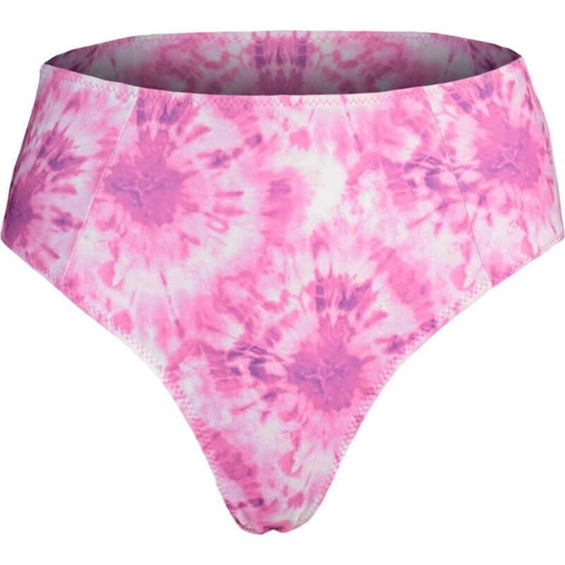 Trendyol Bikini Bottom - Pink - Tie-dye print