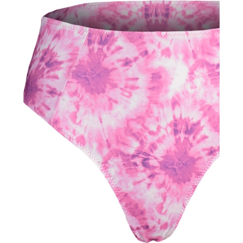 Trendyol Bikini Bottom - Pink - Tie-dye print