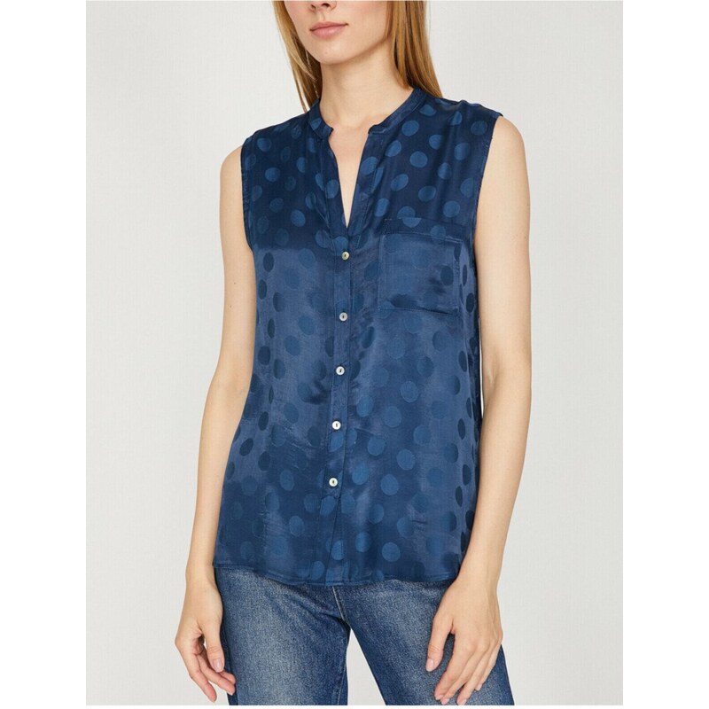 Koton Women's Navy Blue Shirt