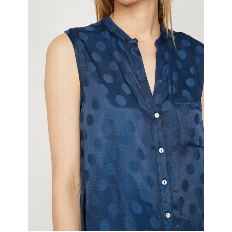 Koton Women's Navy Blue Shirt