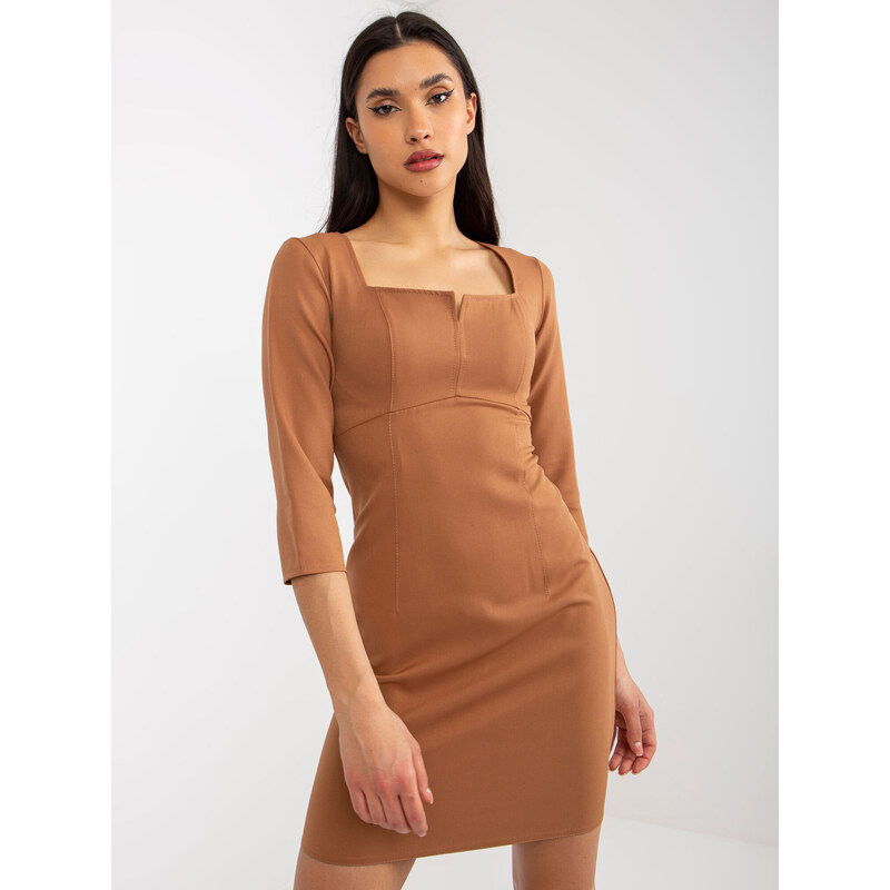 LAKERTA Dress-LK-SK-509075.15P-camel