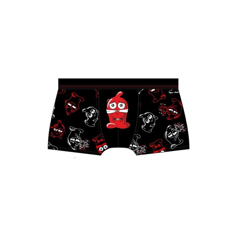 Cornette Gumové boxerky 280/221 Black Black