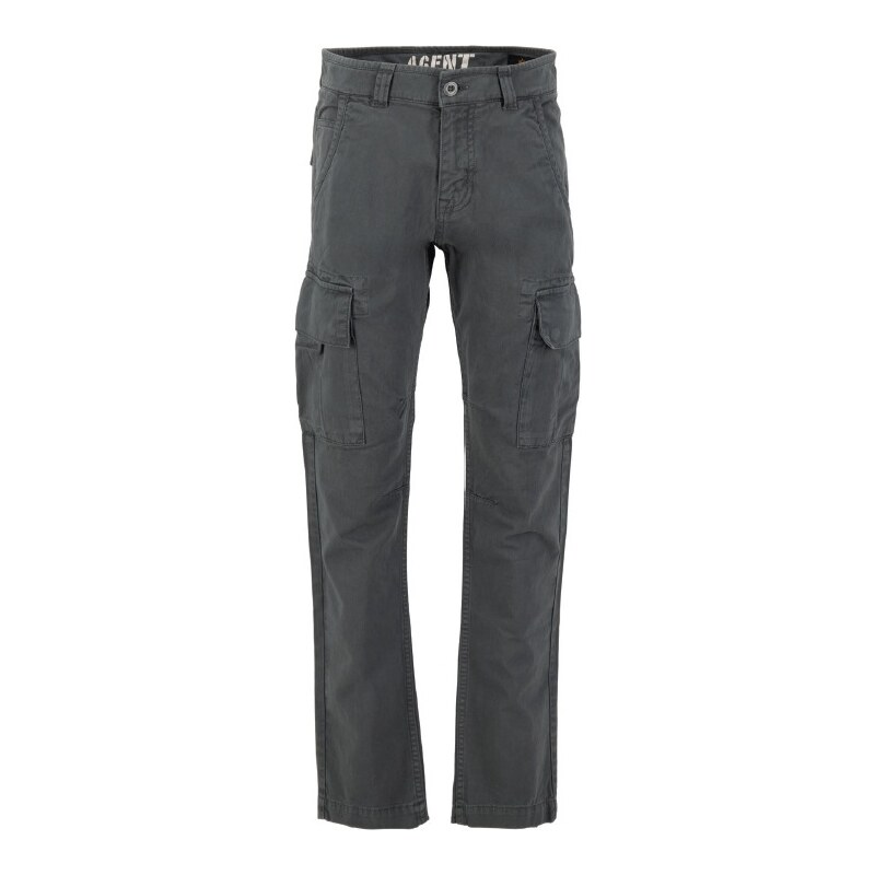 Alpha Industries Kalhoty Agent Pant vintage grey 66910306