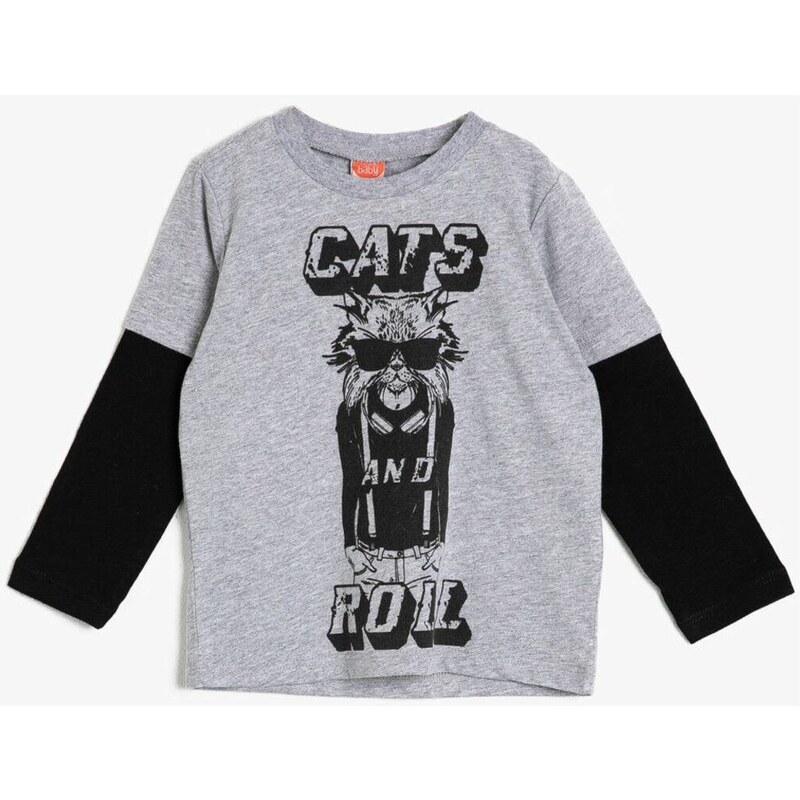 Koton Baby Boy Gray T-Shirt