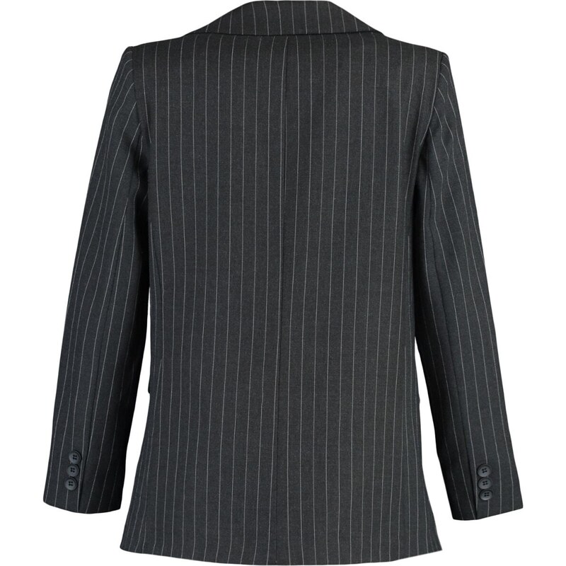 Trendyol Black Regular Lined Woven Striped Blazer Jacket