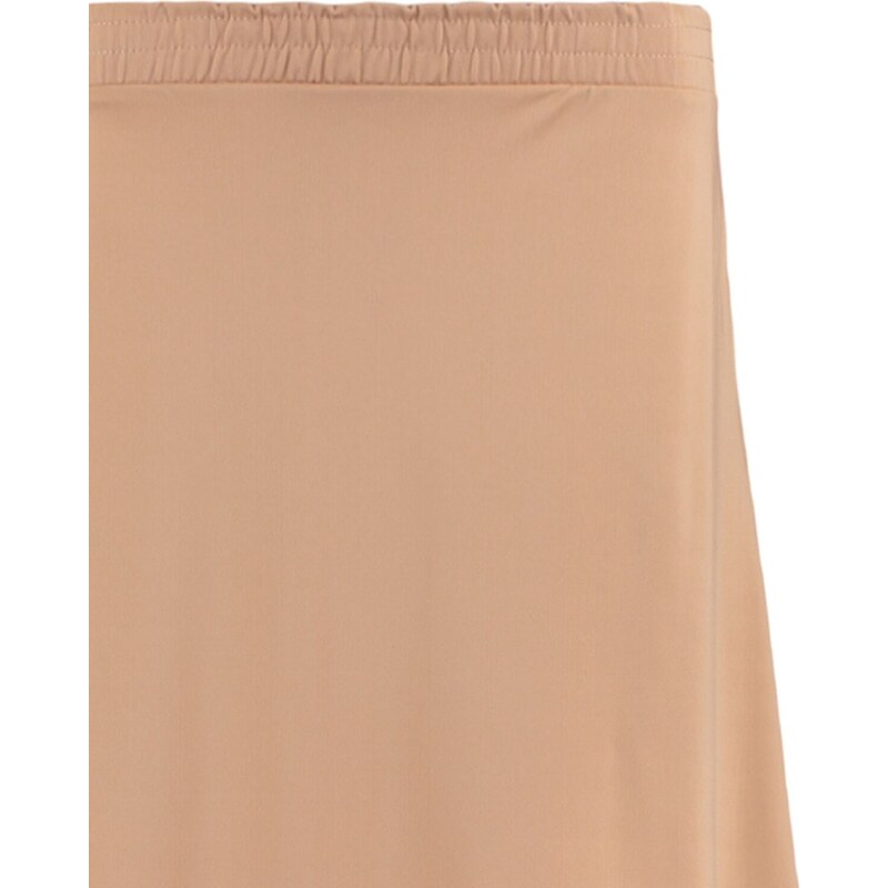 Trendyol Beige High Waist Knitted Skirt With Button Closure