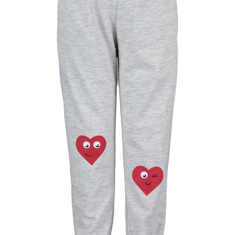 Trendyol Gray Patterned Girl Knitted Sweatpants