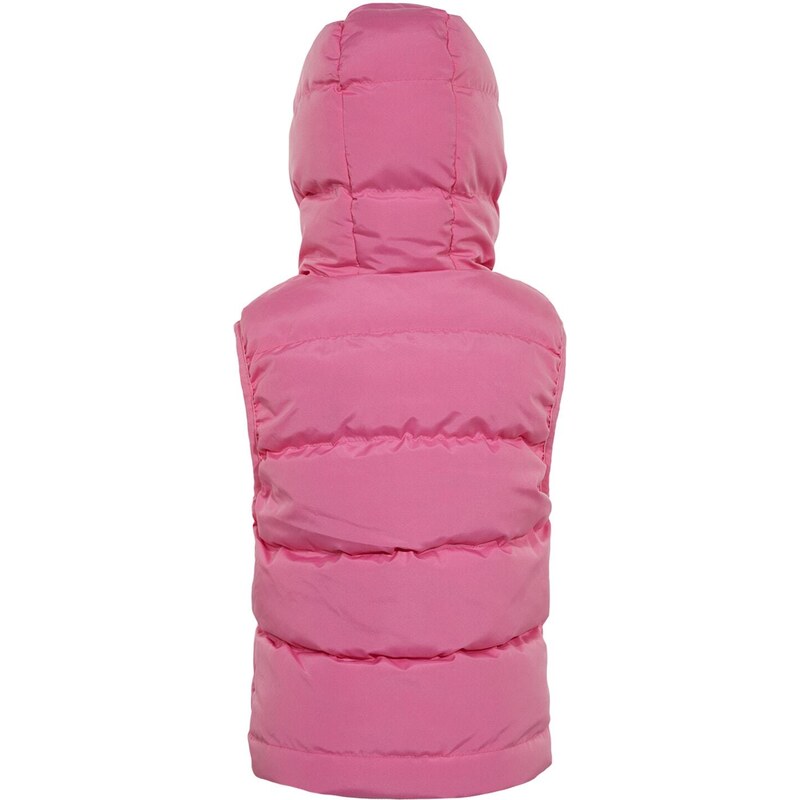 Trendyol Pink Hooded Girls' Pocket Detailed Puffer Vest