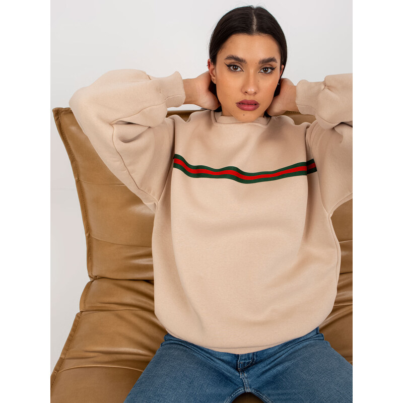 ex moda Sweatshirt-EM-BL-760.01-beige