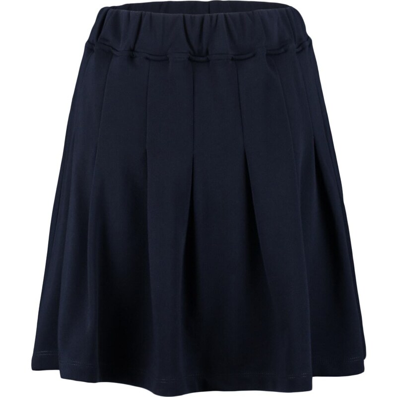 Trendyol Curve Black Knitted Pleated Skirt