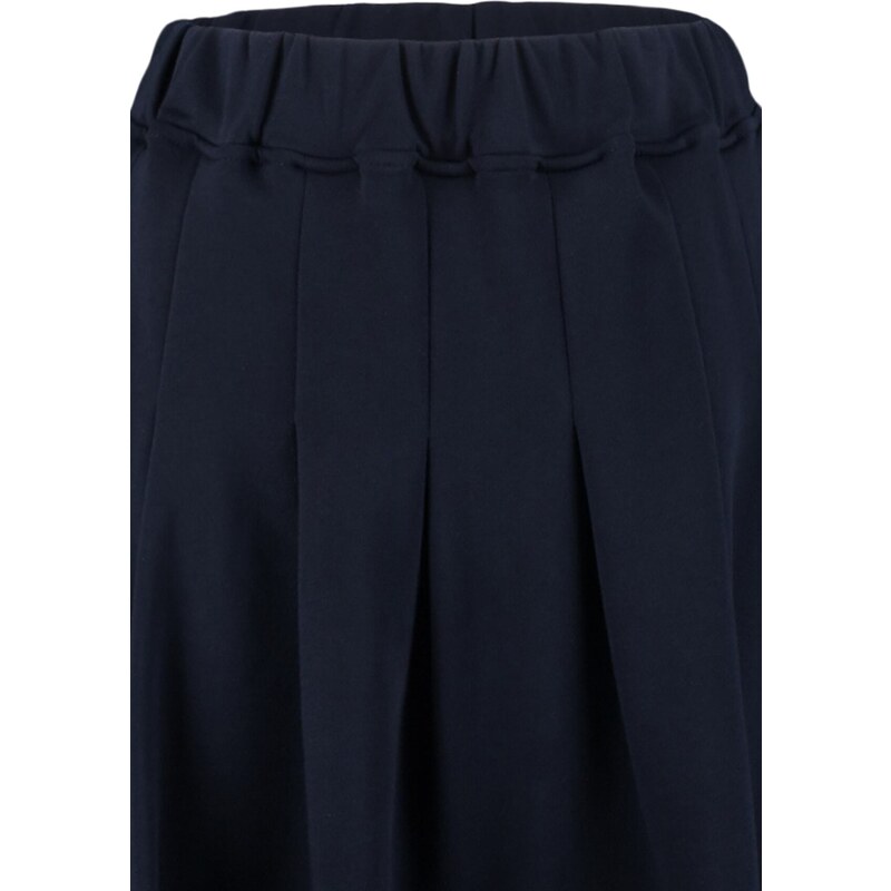 Trendyol Curve Black Knitted Pleated Skirt