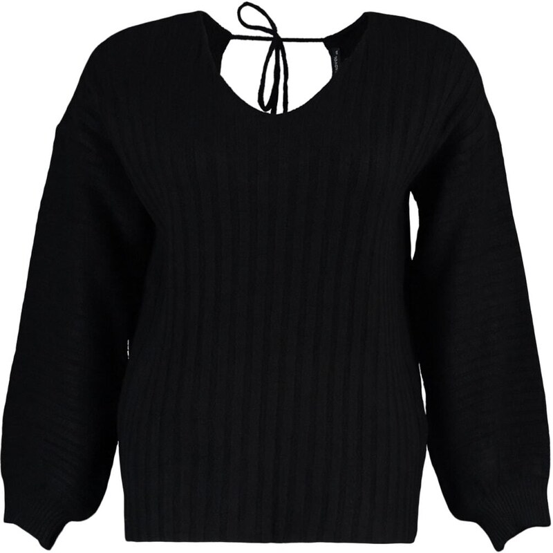 Trendyol Curve černý pletený svetr