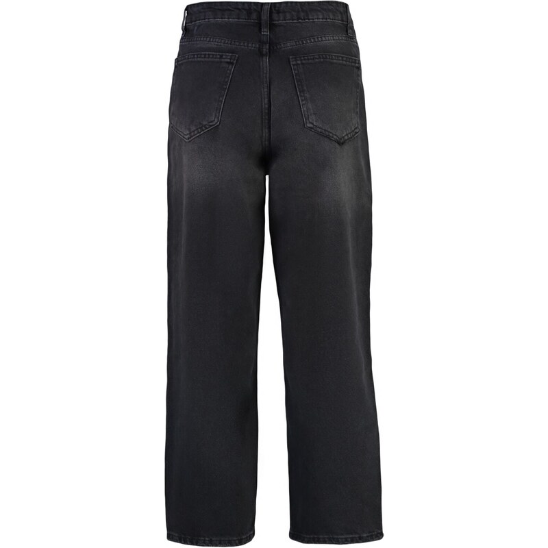 Trendyol černé balónové džíny s vysokým pasem