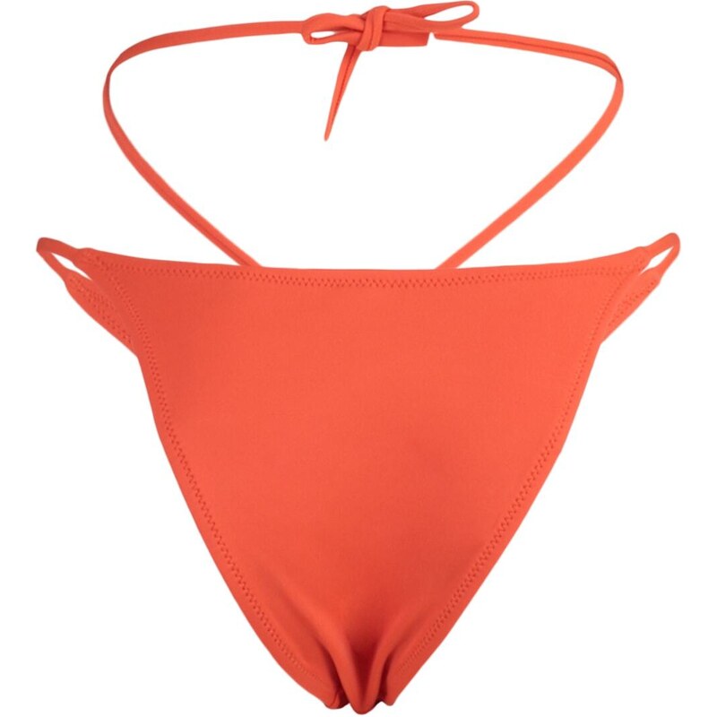 Trendyol Orange Piping High Leg Bikini Bottom