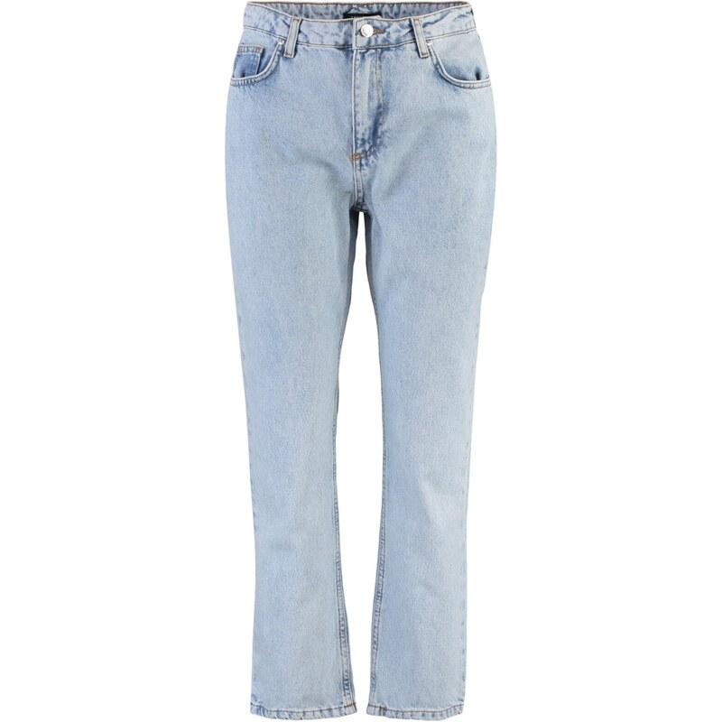 Trendyol Blue High Waist Straight Jeans