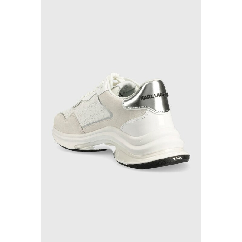 Sneakers boty Karl Lagerfeld LUX FINESSE bílá barva, KL63165