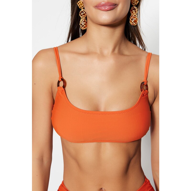 Trendyol Cinnamon Bralet Accessory Bikini Top