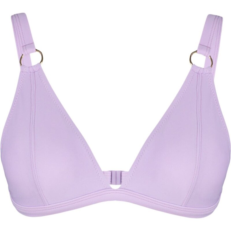 Trendyol Lilac Triangle Accessory Bikini Top