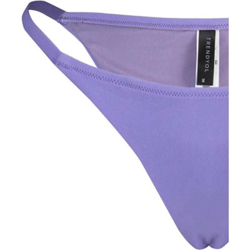 Trendyol Lilac Bikini Bottoms with Regular Legs