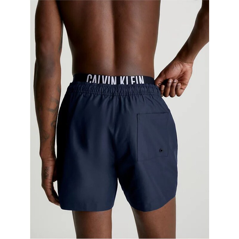 Tmavě modré pánské plavky Calvin Klein Underwear - Pánské