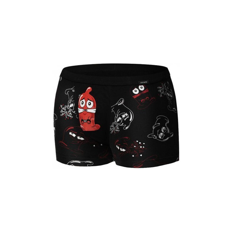 Cornette Gumové boxerky 280/221 Black Black