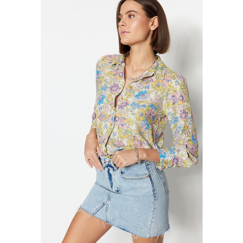 Dámská košile Trendyol Multicolored 115641561