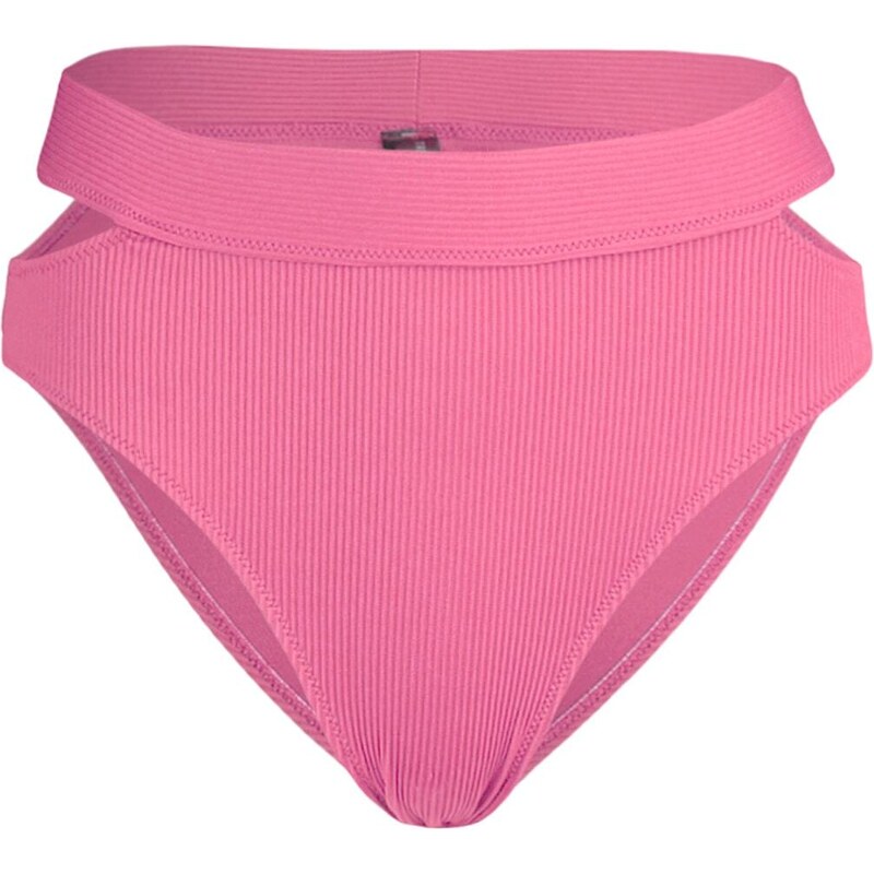 Trendyol Pink Textured Cut Out Detailed Bikini Bottoms