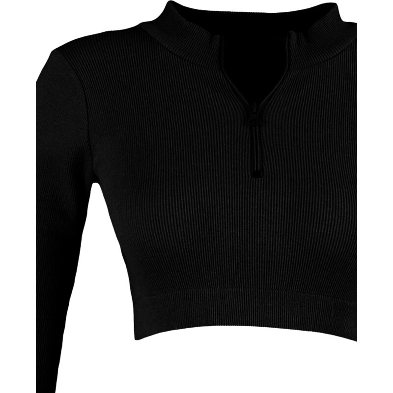 Dámský top Trendyol TWOAW22BZ0274/Black