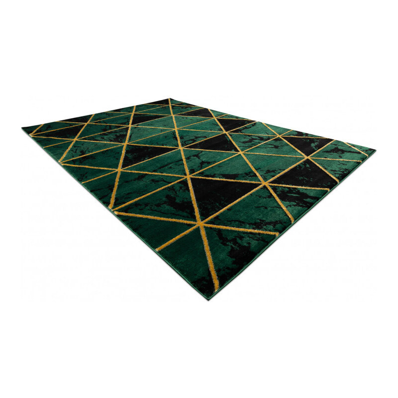 Dywany Łuszczów Kusový koberec Emerald 1020 green and gold - 120x170 cm