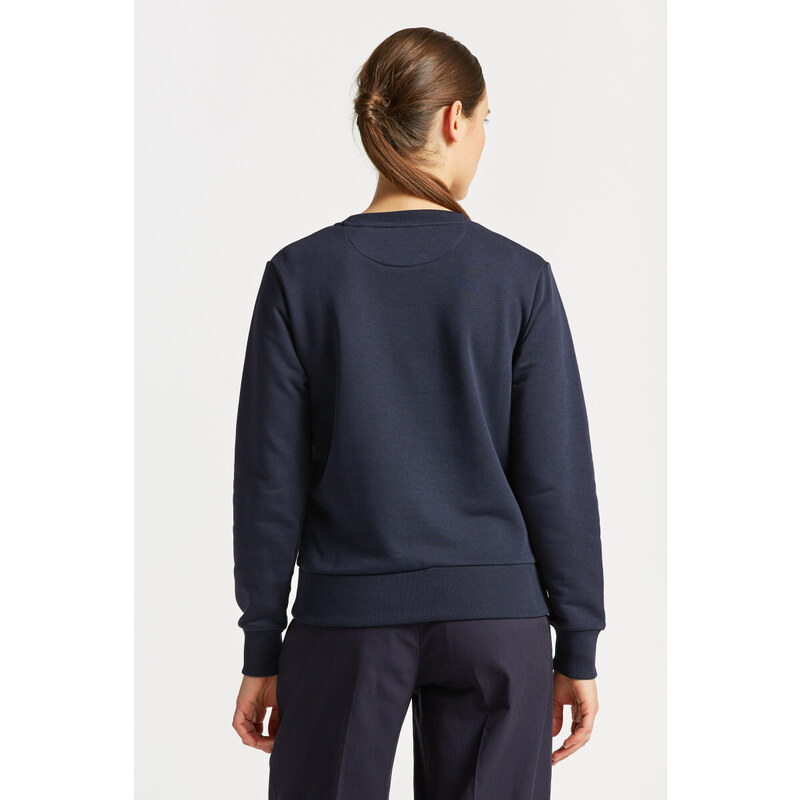 MIKINA GANT REG TONAL SHIELD C-NECK SWEAT modrá XS