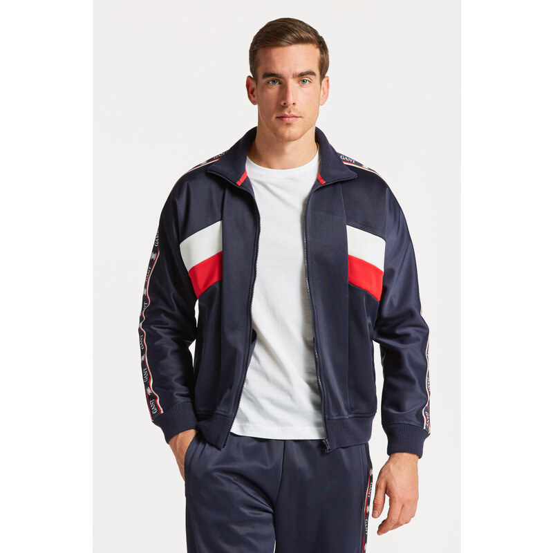 MIKINA GANT RETRO CREST TRACKSUIT JACKET modrá S