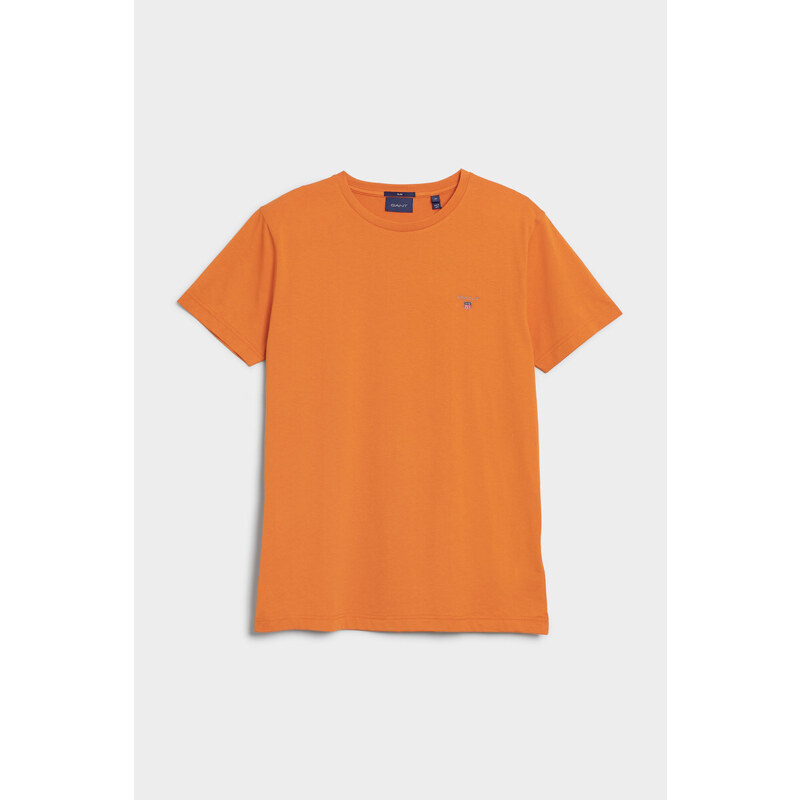 TRIČKO GANT ORIGINAL SLIM T-SHIRT oranžová S