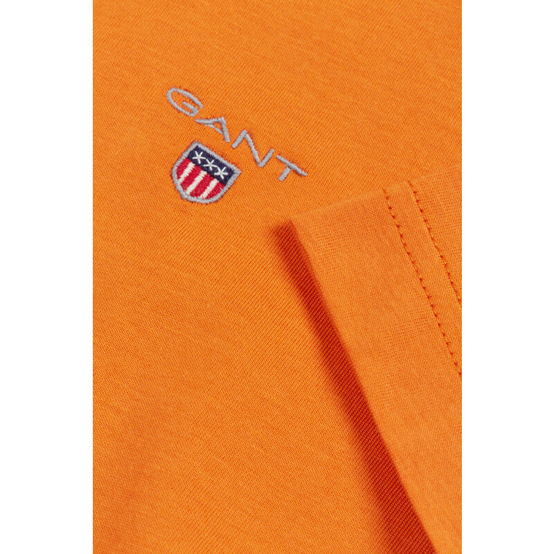 TRIČKO GANT ORIGINAL SLIM T-SHIRT oranžová S