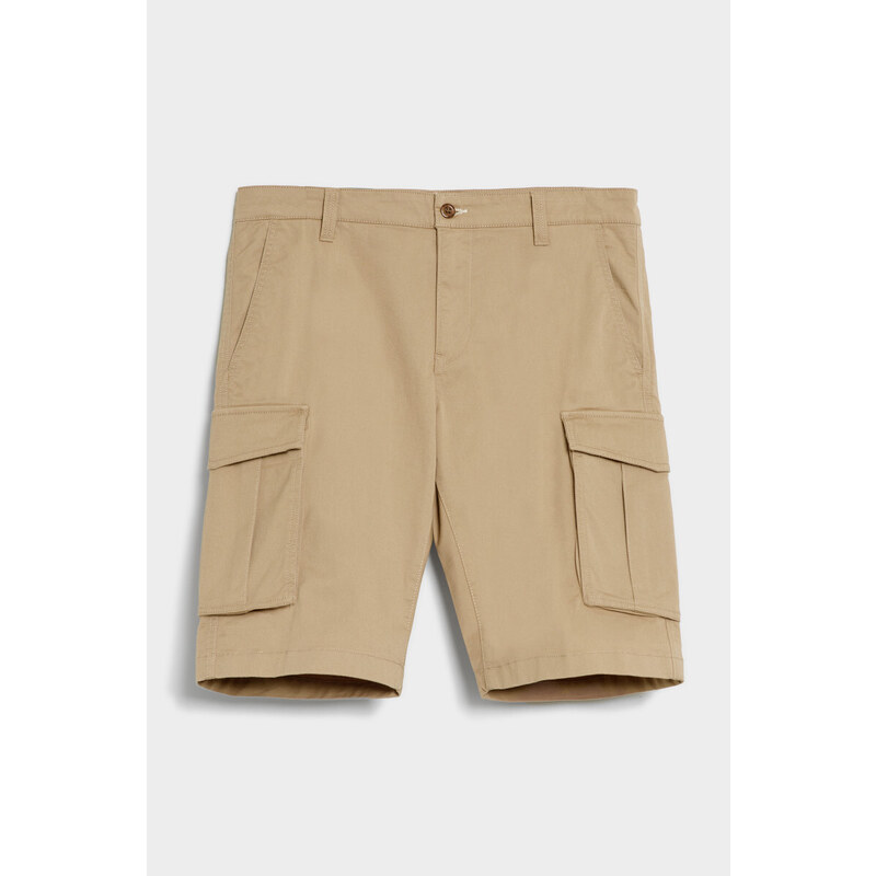 ŠORTKY GANT RELAXED TWILL CARGO SHORTS hnědá 32