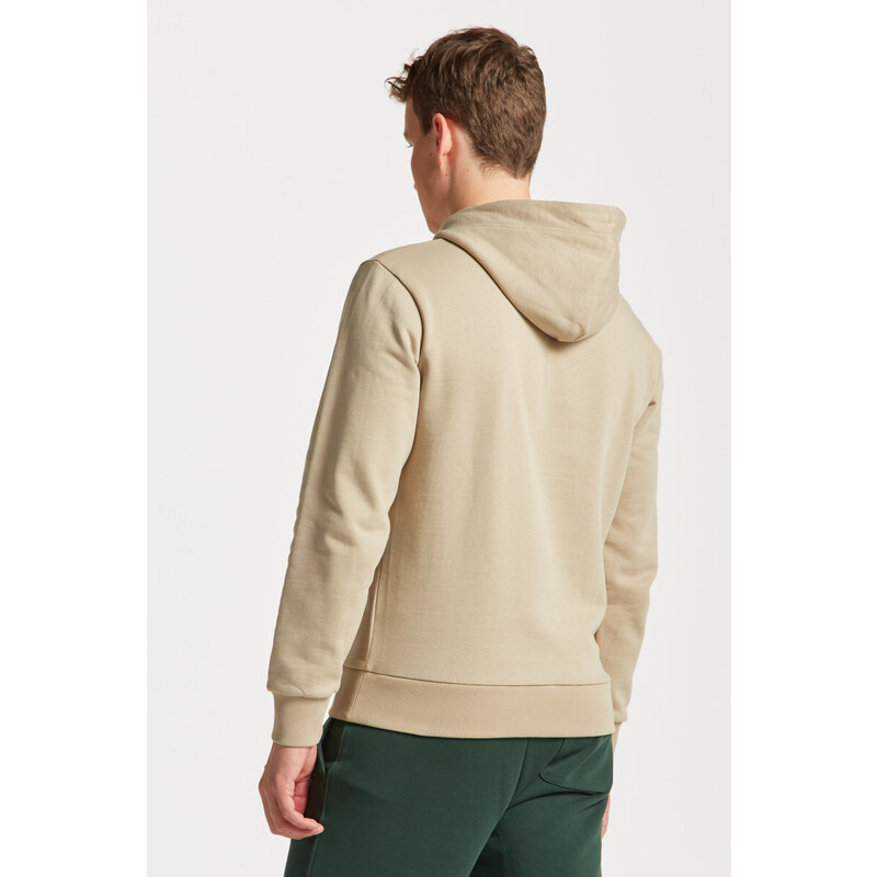 MIKINA GANT REG TONAL SHIELD HOODIE hnědá XL