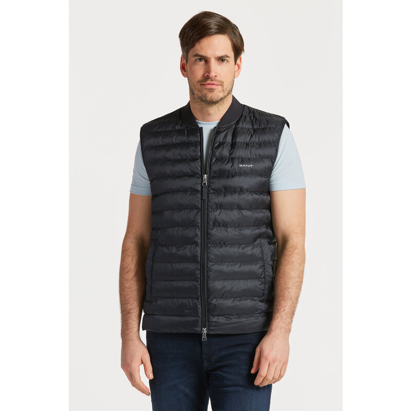 VESTA GANT LIGHT PADDED BOMBER VEST černá L