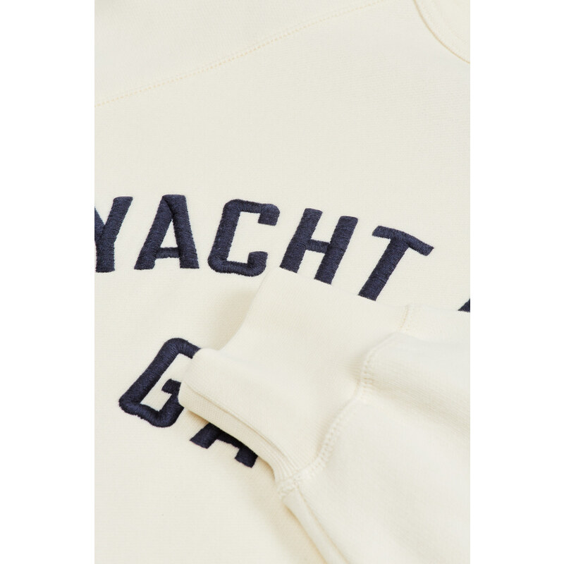 MIKINA GANT YACHT C-NECK RAGLAN bílá L