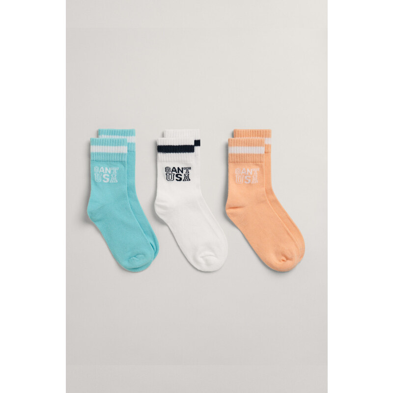 PONOŽKY 3-PACK GANT SOCKS 3-PACK oranžová 22/25