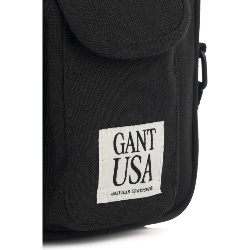 CROSSBODY GANT UNISEX. GANT USA CROSSBODY BAG černá None