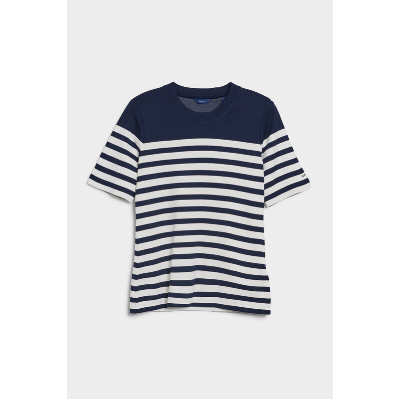 TRIČKO GANT STRIPED SS T-SHIRT modrá XS