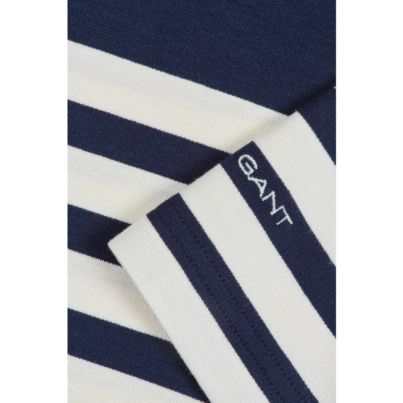 ŠATY GANT STRIPED SS T-SHIRT DRESS modrá XS