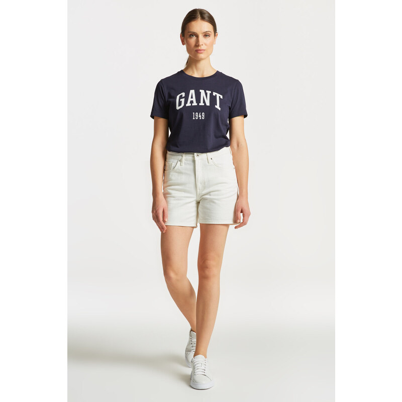 ŠORTKY GANT WHITE DENIM SHORTS bílá 27