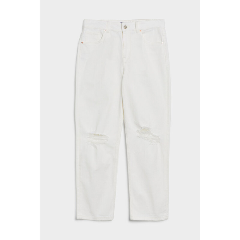 DŽÍNY GANT WHITE RELAXED JEANS bílá 26